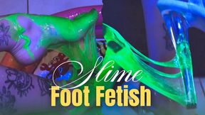 Miss Bimby Foot Play with Slime (720 - EN sub)
