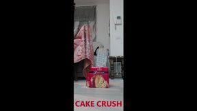 I CRUSH AN ITALIAN CAKE WITH MULES AND BAREFOOT HD