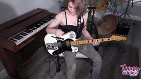 Double penetration for the luckiest landlord as he ravages musician Adalind Gray's tight slots