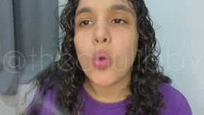Post-Shower Smoke & Cough – Wet Hair, Deep Inhales