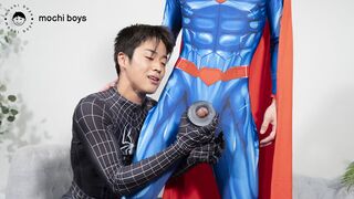 Superman x Spiderman Japanese Gay Cosplay