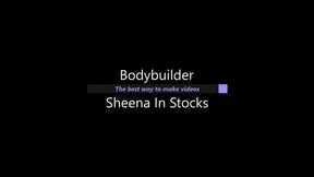 Bodybuilder Sheena In Stocks (1080p)