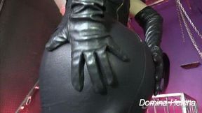 Leather Pressed Up Against Your Face - Leather Worship POV