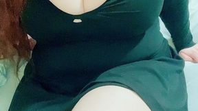 Dress and Bra Boob Bouncing