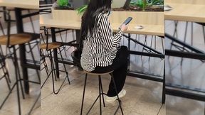i meet estefani at the mall when i was going to eat