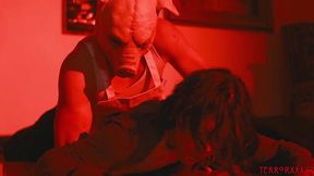 Dom masked creep bangs terrified slut roughly