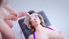 Stepmom's lustful face gets drenched in my thick cum, 3D animated porn screams of joy