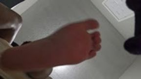 Foolish Teeny Cornered in Giantess Shoe POV smaller