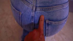 Hole in jeans on the ass WMV