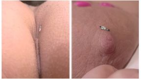 ButtHole Spy (close-ups, butt clenching, boob play)