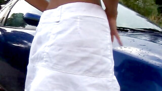 Wet and Wild Vanessas Car Wash Encounter