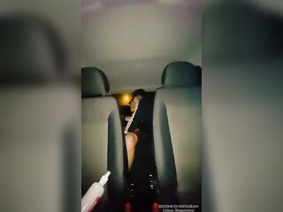 I can't stand it and I screw my girlfriend's superlatively good ally in the backseat of the car after leaving the GYM - I SHIELD HER REAL AMATAUR RIDING IN THE CAR