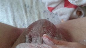 pflegerisch erregende rasur vom arschloch und hodensack