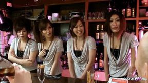 Skinny Asian Teens in a Swingery Fun Night
