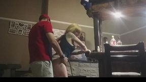 quickie with the barlady before she closes