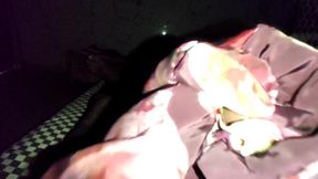 Satin Silk Handjob Porn - Handjob with Brown Print Satin Suit of Bhabhi (68)