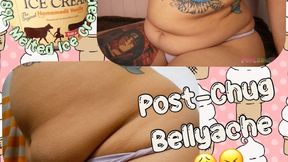 Half Gallon Melted Ice Cream Challenge: Bellyache, Moans, Burps & Digestion Sounds!