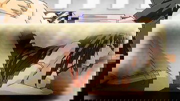 Outdoor anime kitty rubbing and banging. screwing