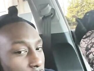 That Babe sucking my rod whilst white neighbors see us from window