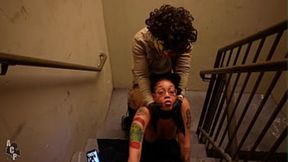 Atlanta beauty Ms Berry ravishes clown Gibby in luxe penthouse, raw passion unfurls