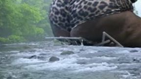 Giantess Special effects - Giantess MXDominion uses Enormous ass to Destroy Bridge, crush, giantess, assfetish 1080