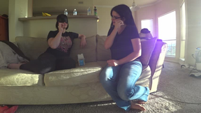 Raven clears her sinuses while Ann cleans her ears 1920 x 1080p MP4