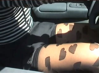 I enjoy playing with my delicious pussy while driving