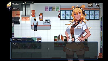 Dorm Manager [ HENTAI game ] Ep.1 Young couple having creampie sex in public !