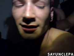 Siren Santiago becomes the newest bottom for a foursome party