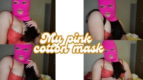 My pink cotton mask