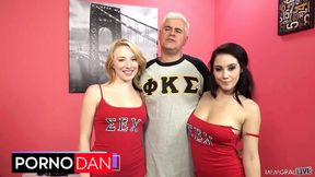 Dan's Sorority Hardcore Gangbang Feat Noelle & Trillium!