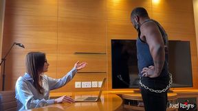 petite office milf assfucked by bbc