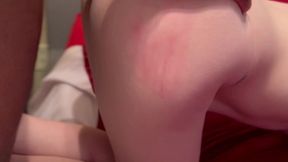 christi snow pounded until she squirts and gives anal cream pie to big bbc