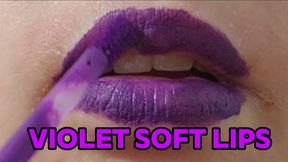 My Lips in Purple – First Time Lipstick Play