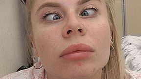 Cross-eyed Blondie! MP4