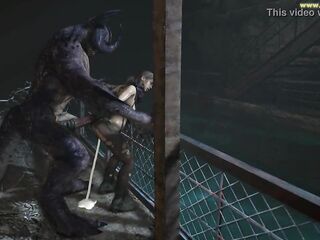 Huge CG Animation Compilation involving Monster that roughly destroy game cuties