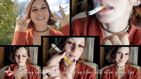 Normal Smoking Girl Smoking a Normal Cigarette, Normally (with lots of lipgloss, lol)