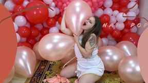 Alice's Greek Goddess Balloon Feast - 4K