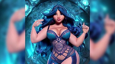 Thick curvy etherial princesses showing their sexy bodies for the backalley