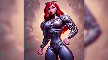 Thick curvy etherial princesses showing their sexy bodies for the backalley