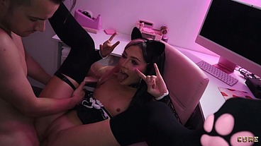 Emo Girl Gets Fucked