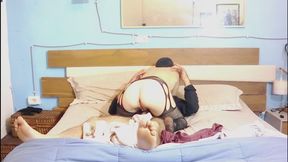She sucks the dick and rides it: Artemisia gets fucked well
