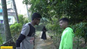 Indian Hijab Girl Dating Sex with Husband Friend! Fuck My Wife
