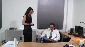 German office Girl - Lick her ass & anal
