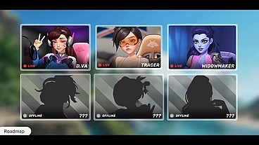 Overwatch Webcam [ Parody Hentai Game ] Ep.2 Tracer take huge BBC in her ass !