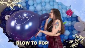 Alice B2P: Personalized Balloon Explosion - 4K