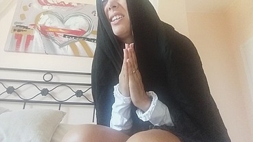 a wild nun, you say blasphemous vulgarity without restraint