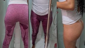 pissing for a fan - he requested a custom video - i love to pee clothed!