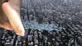 Giantess Special Effect - Giantess MXDominion's Giant Soles Knocking Down City Buildings, foot domination, giantess, female domination  1080
