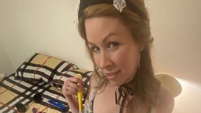 Just a filthy bedroom for a nasty little playtime'